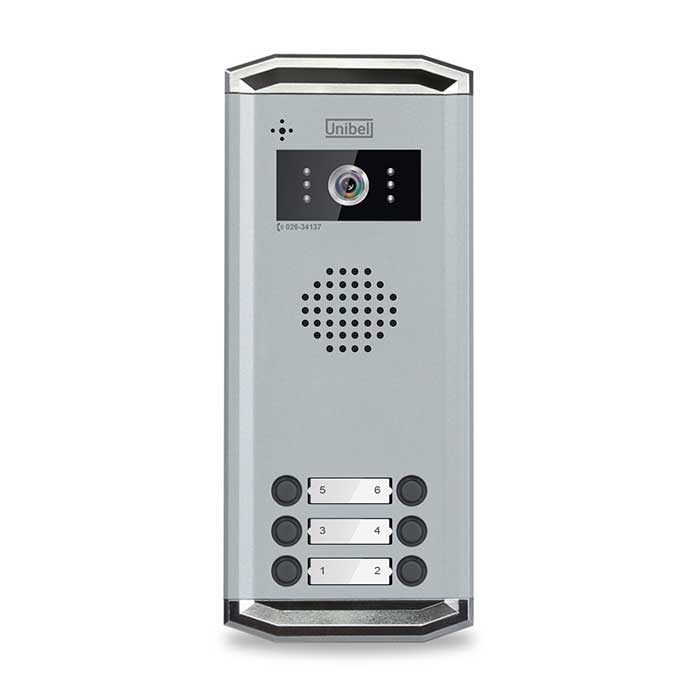 پنل آیفون تصویری یونیبل 6 واحدی ساده - تصویر 2